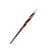 No Solo Vetro glass dipping pens with ribbon design, featuring clear glass with colorful ribbon accents for artistic writing or decoration.
