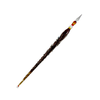 No Solo Vetro twisted glass dipping pen with clear, textured design for artistic writing and drawing.