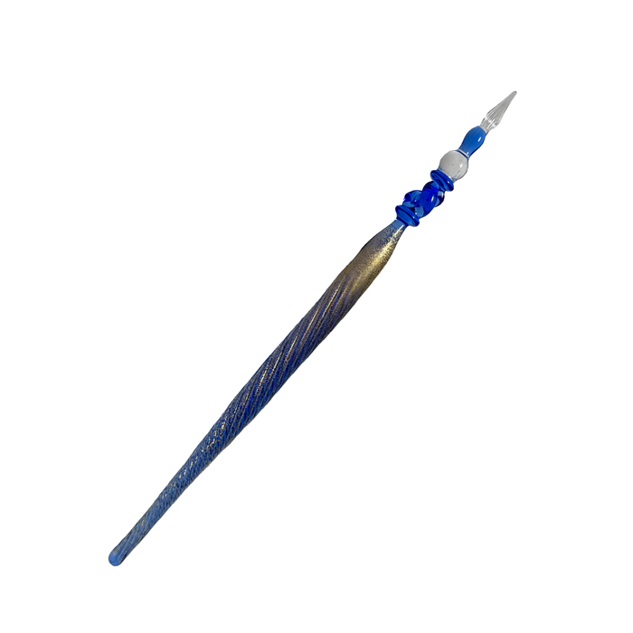 No Solo Vetro glass dipping pen from Museo with a clear glass body and pointed tip, ideal for artistic writing and drawing.
