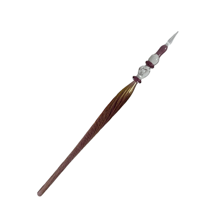 No Solo Vetro glass dipping pen from Museo collection, featuring clear glass design and fine tip for detailed writing and drawing.