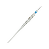 No Solo Vetro twisted glass dipping pen with clear, spiraled design for artistic writing and glass art projects.