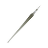 No Solo Vetro glass dipping pen with round tip, clear transparent design for creating glass art and detailed glasswork.