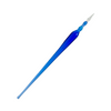 No Solo Vetro glass dipping pen with round tip, clear glass design for detailed ink application, suitable for calligraphy and art.