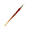 No Solo Vetro twisted glass dipping pen with clear, intricate glass design and pointed tip for detailed writing or drawing.