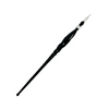 No Solo Vetro twisted glass dipping pen with a clear, textured glass body and fine tip for precise writing and artistic use.