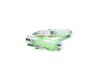 Jean-Pierre Lepine Indigo Classic Murano rollerball pen with green tea-colored ink and decorative glass design.