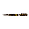 Jean-Pierre Lepine Indigo Classic Murano rollerball pen with tortoise-patterned barrel and gold accents.