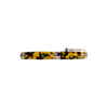 Jean-Pierre Lepine Indigo Classic Murano rollerball pen with yellow and black design, sleek and elegant writing instrument.