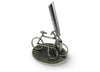 Jac Zagoory chain-themed pen rest and holder featuring a bike-inspired design for organizing pens on a desk.