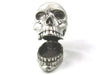 Jac Zagoory Laugh Out Loud Skull pen holder, a decorative skull-shaped pen rest with humorous design for desk organization.