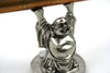 Jac Zagoory mini Happy Buddha pen holder, decorative pen rest with a cheerful Buddha design, perfect for desk organization.