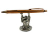 Mini Happy Buddha pen holder by Jac Zagoory, a decorative pen rest featuring a cheerful Buddha figure.