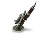 Jac Zagoory Write Rocket pen holder with sleek design, serving as a stylish pen rest for desk organization.