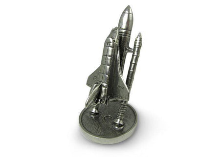 Jac Zagoory Write Rocket pen holder, a sleek pen rest with a modern rocket design for desk organization.
