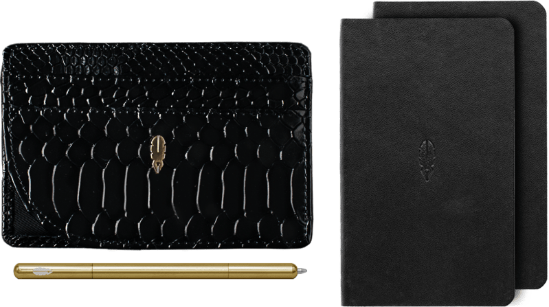Teal Jac Zagoory Inscribe Wallet with sleek design and multiple card slots, made of high-quality material for everyday use.