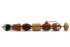 Jean-Pierre Lepine Alexis ballpoint pen with a sleek wooden barrel and gold accents, showcasing elegant craftsmanship.