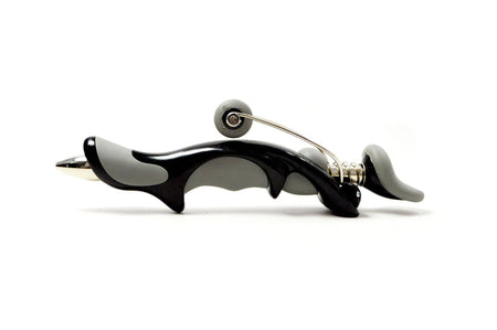 Black Jean-Pierre Lepine Free Ride ballpoint pen with sleek design, featuring the brand name and stylish writing tip.