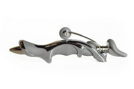 Jean-Pierre Lepine Free Ride silver ballpoint pen with sleek design and smooth writing tip.