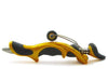Yellow Jean-Pierre Lepine Free Ride ballpoint pen with sleek design and brand logo visible.