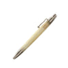 Jean-Pierre Lepine Indigo Classic Murano ballpoint pen with champagne-colored accents, sleek and elegant writing instrument.