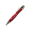 Jean-Pierre Lepine San Marco red ballpoint pen with yellow filet, featuring a sleek design and gold accents.