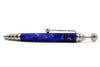 Jean-Pierre Lepine Zig Zag ballpoint pen in blue with red filet, showcasing its stylish design and smooth writing tip.