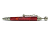 Jean-Pierre Lepine Zig Zag ballpoint pen in red with yellow filet, featuring a stylish design and smooth writing tip.