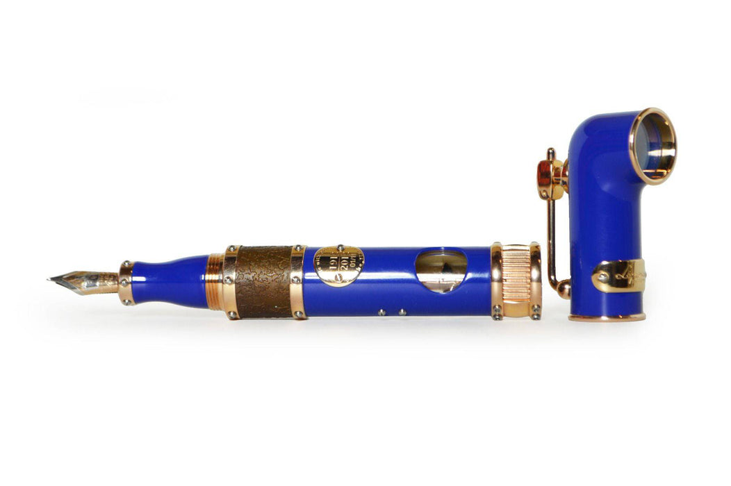 Jean-Pierre Lepine Titanic DNA Limited Edition fountain pen in blue lacquer, celebrating the 100th anniversary.