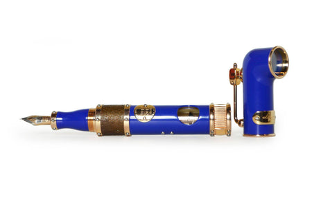 Jean-Pierre Lepine Titanic DNA Limited Edition fountain pen in blue lacquer, celebrating the 100th anniversary.