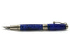 Jean-Pierre Lepine Indigo Classic Murano fountain pen with blue ink and fine nib, elegant and crafted for smooth writing.