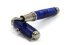 Jean-Pierre Lepine Indigo Classic Murano fountain pen with blue ink and elegant design, featuring a fine nib.