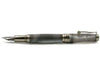 Jean-Pierre Lepine Indigo Classic Murano fountain pen with grey finish, showcasing a sleek, elegant design and fine nib.