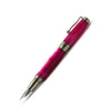 Jean-Pierre Lepine Indigo Classic Murano fountain pen with pink accents, showcasing its elegant design and fine craftsmanship.