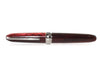 Jean-Pierre Lepine Winston fountain pen in red with chrome accents, featuring a sleek design and fine nib for writing elegance.