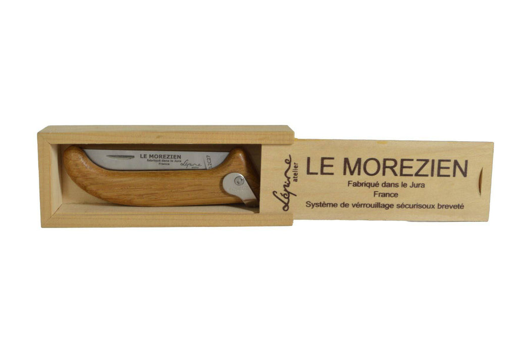 Jean Pierre-Lepine Le Morezien classic knife with a wooden handle, showcasing craftsmanship and elegant design.