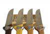 Jean Pierre-Lepine Le Morezien box wood classic knife with polished stainless steel blade and ergonomic handle.