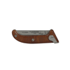 Jean Pierre-Lepine Le Morezien briar wood club knife with polished blade and textured handle, showcasing fine craftsmanship.