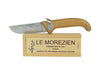 Jean Pierre-Lepine Le Morezien oak classic knife with a sleek wooden handle and stainless steel blade, designed for precise cutting.
