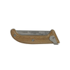 Jean Pierre-Lepine Le Morezien Plane Tree Club Knife with polished wooden handle and stainless steel blade.