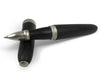 Jean-Pierre Lepine Winston rollerball pen in black with matte chrome accessory, showcasing sleek design and premium craftsmanship.