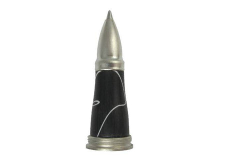 Jean-Pierre Lepine Winston rollerball pen in black with white filet, sleek and elegant writing instrument.