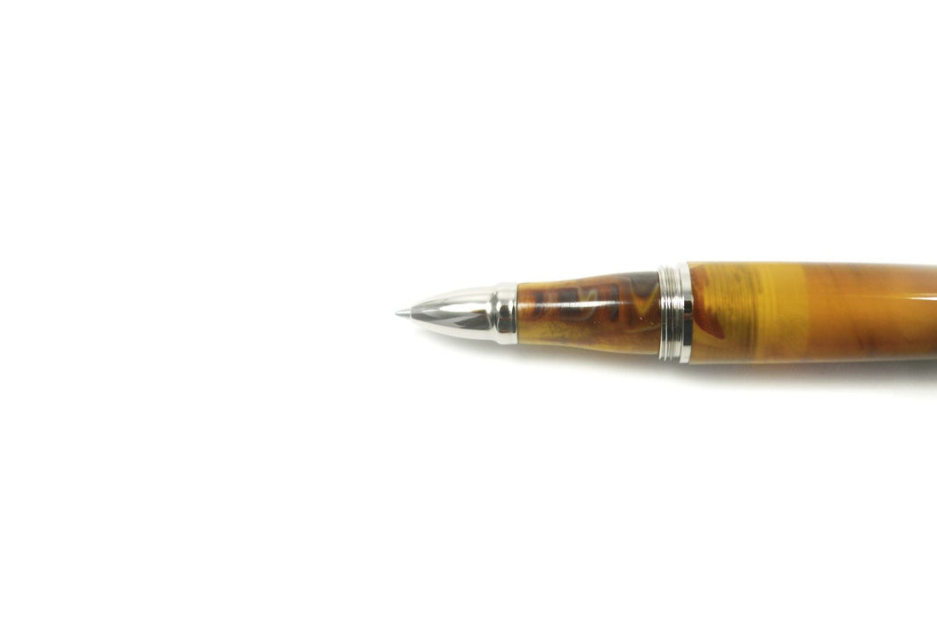 Jean-Pierre Lepine Winston rollerball pen with palladium finish featuring a sleek, elegant design and smooth writing tip.