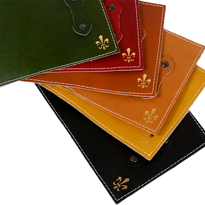 Italian leather refillable Latch Daily 2025 Planner journal cover by Il Cartiglio with a sleek, elegant design.