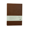 Karatis B5 size notebook with golden brown Tomoe River paper, featuring a sleek cover and lined pages for writing and note-taking.