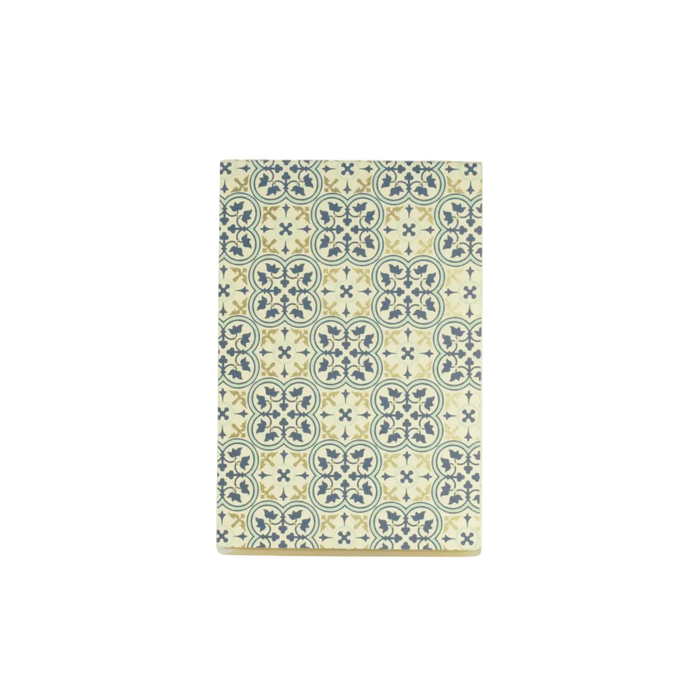 Kartos Quadrilobo Memo Pad with colorful geometric pattern, compact stationery for notes and reminders.