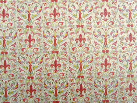 Kartos Giglio wrapping paper with floral pattern, ideal for gift wrapping, featuring vibrant colors and elegant design.