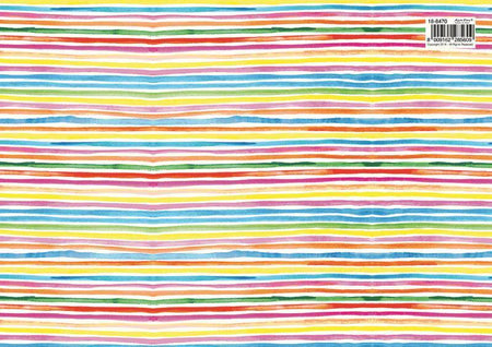 Kartos wrapping paper with horizontal line pattern, featuring clean, modern design for gift wrapping and decoration.