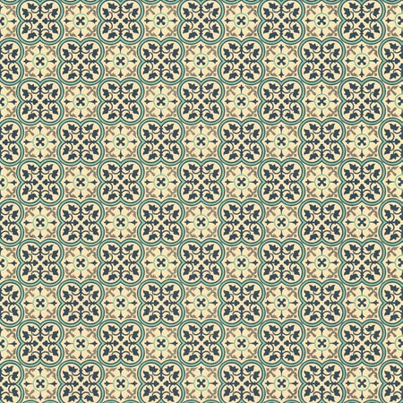 Kartos Quadrilobo wrapping paper with geometric pattern, featuring vibrant colors and intricate design for gift wrapping.