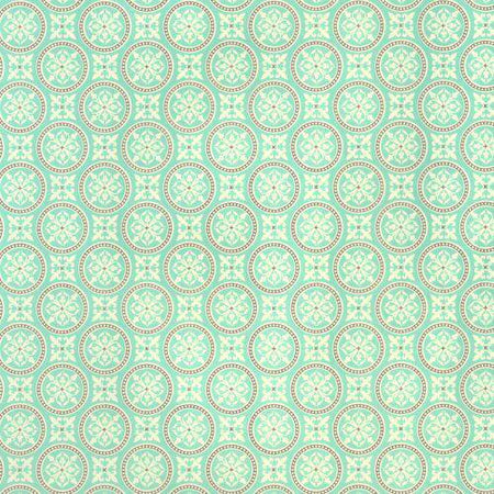 Kartos teal wrapping paper with circular pattern, ideal for gift packaging, featuring teal circles on a white background.