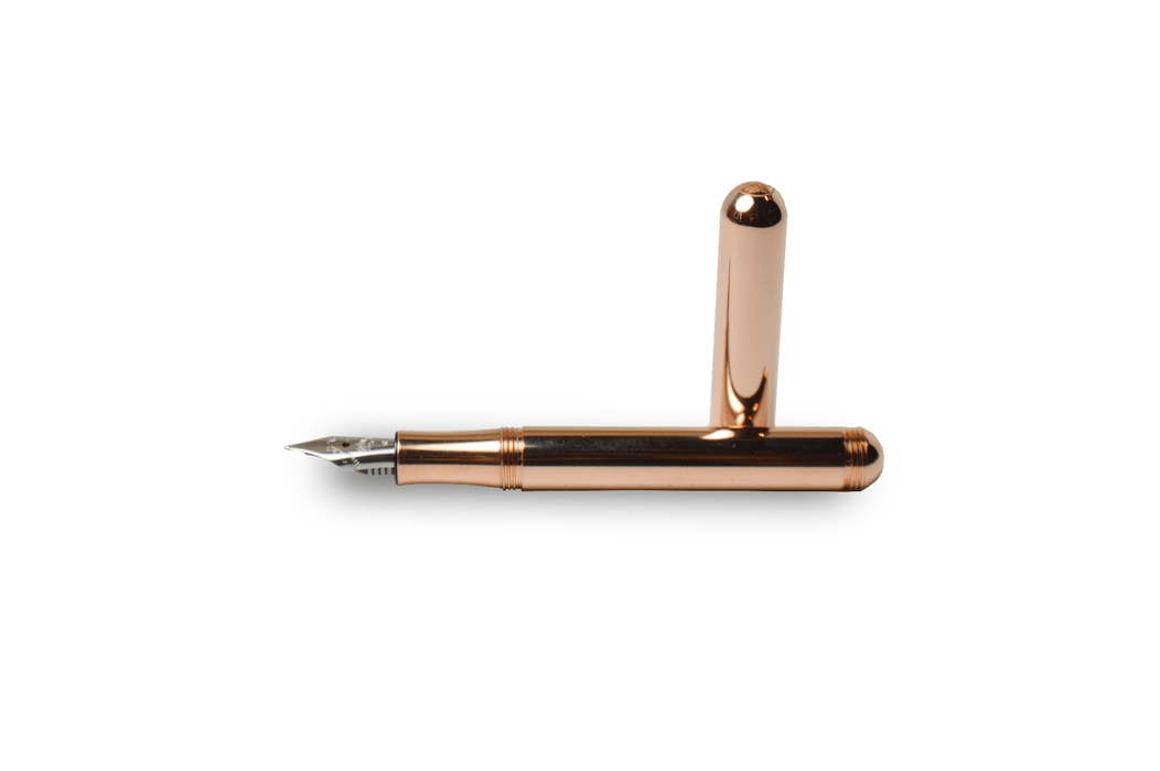 Kaweco Liliput Copper fountain pen with an elegant compact design and fine nib, ideal for writing and collection.